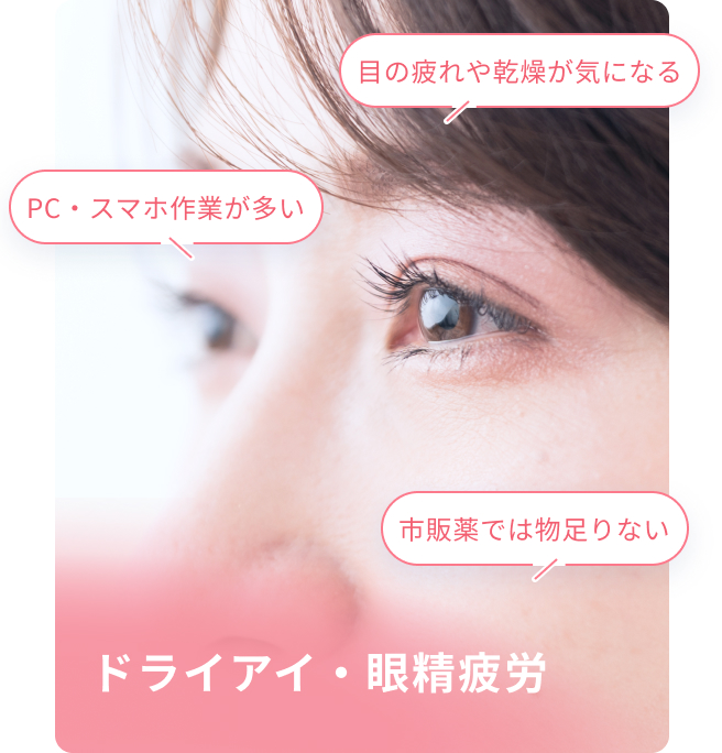 ドライアイ・眼精疲労