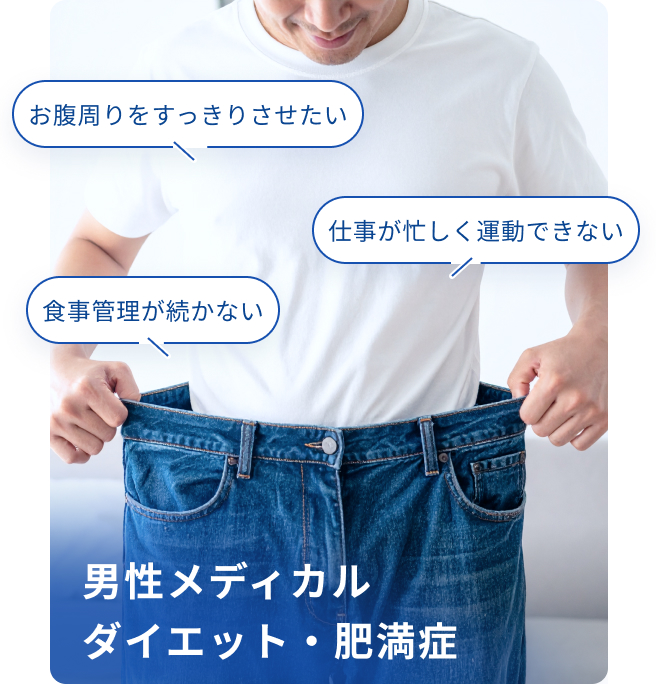 男性メディカルダイエット・肥満症