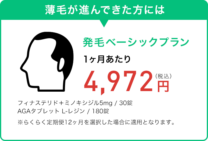 薄毛が進んできた方には