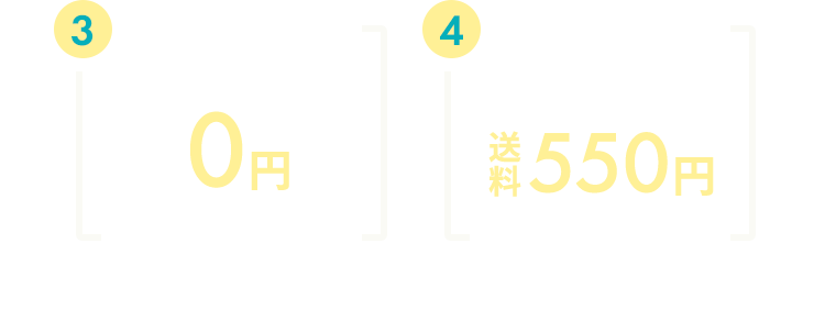 診察料0円 全国一律送料550円