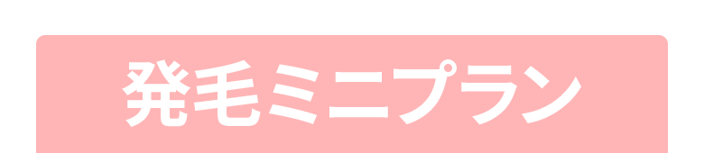1ヵ月分無料キャンペーン実施中! 発毛ミニプラン