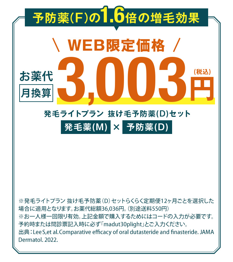 WEB限定価格 月々3,003円