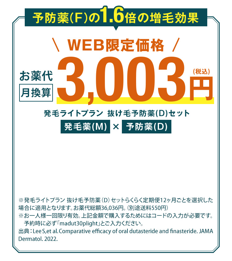 WEB限定価格 月々3,003円