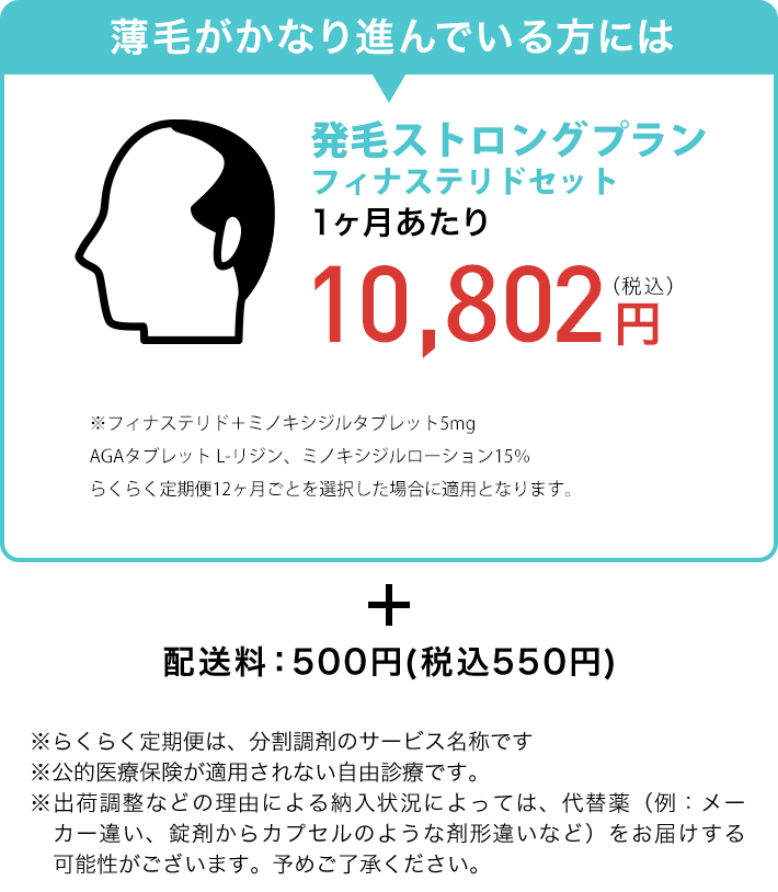 薄毛がかなり進んでいる方には