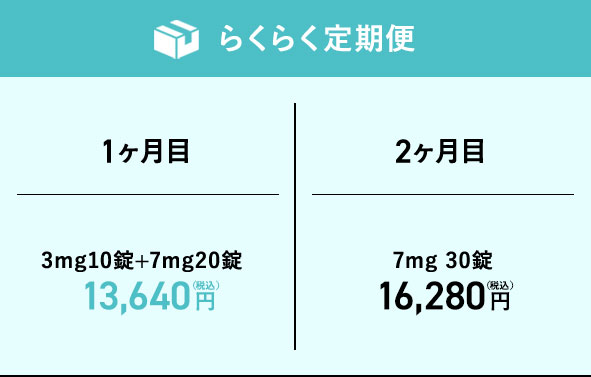 GLP-1 毎日内服プラン 7mg（30錠）らくらく定期便