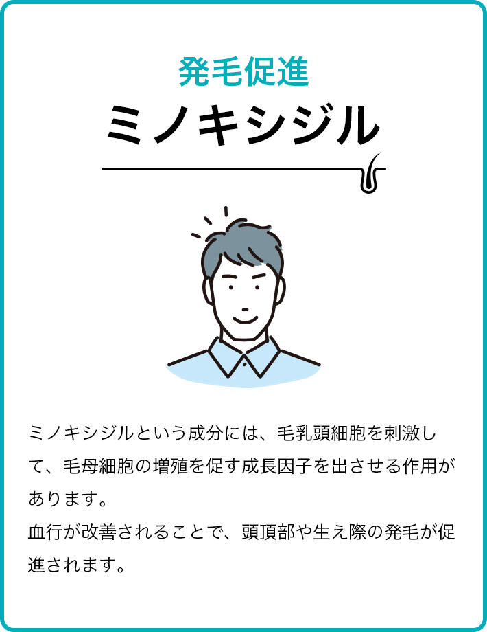 発毛促進 ミノキシジル