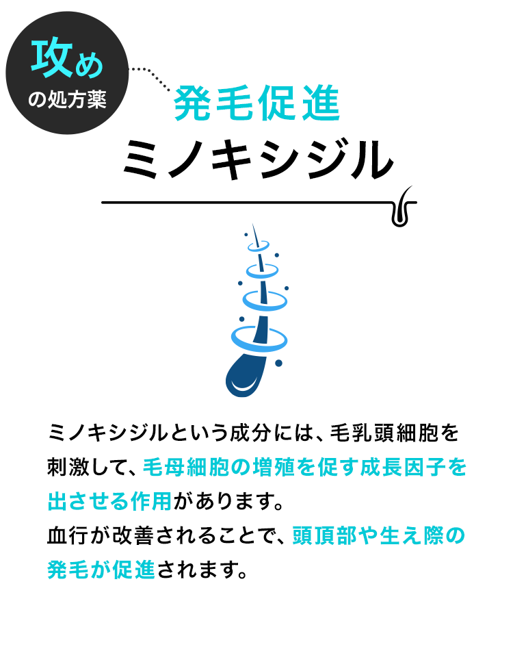 発毛促進 ミノキシジル